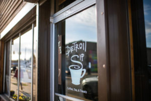 The Detroit Sip door