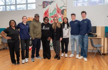 Team picture of UM and Detroit Neighborhood Project