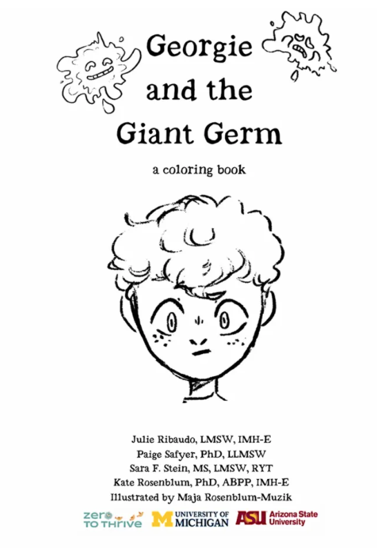 germ coloring pages for children